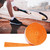 10M Polyester Fiber Sweat Absorption Anti Skid Badminton Racket Grip Tape Breathable Soft Hand Feeling Tennis Bat Sweatband Wraps(Orange )