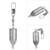 Anti Dust Durable Sinkers Weights Bullet Shaped Fishing Sinker Tackle 40g