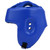 Boxing Helmet PU Leather Adjustable Head Guard Sanda Kickboxing Training DefenseBlue Medium Size