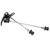 2Pcs Bicycle Wheel Hub Skewers Mountain Bike Road Bike Axle Quick Release Skewer LeverBlack