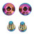 RISK Titanium Alloy Separate Oil Cylinder Lid Bolts Bicycle Hydraulic Brake Bolt for M610 M615 M675 M785 Colorful