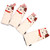4pcs Waterproof PU Golf Headcovers Cute Cartoon Cat #1 #3 #5 UT Golf Club Protector