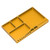 Magnetic Screw Tray Aluminium Alloy Magnetic Adsorption Widely Used Magnetic Parts Tray with Magnetic Pad for RC Repair Gold