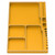 Magnetic Screw Tray Aluminium Alloy Magnetic Adsorption Widely Used Magnetic Parts Tray with Magnetic Pad for RC Repair Gold