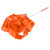 4m/13.12ft Dance Ribbons Gymnastics Ribbon Streamers Dancing Streamers Wands for Kids Orange