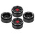4pcs Professional CNC Metal Wheel Hub RC Accessories Fit for 1/10 RC Crawler 1.9 Inch