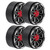 4pcs Professional CNC Metal Wheel Hub RC Accessories Fit for 1/10 RC Crawler 1.9 Inch