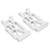 2Pcs RC Front Swing Arm Aluminium Alloy Remote Control Car Metal Upgrade Parts for WLtoys 104001 1/10 RC CarSilver