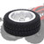4PCS RC Car Model Accessories Fit for WLtoys 1/28 K989-53 RC Aluminum Tires(Silver)