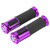 1 Pair Alloy Anti skid Motorcycle Handlebar Hand Grips Modification Accessory (Purple)