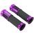 1 Pair Alloy Anti skid Motorcycle Handlebar Hand Grips Modification Accessory (Purple)