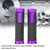 1 Pair Alloy Anti skid Motorcycle Handlebar Hand Grips Modification Accessory (Purple)