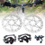 Mountain Bike Stainless Steel Disc Brake Caliper Set Universal Bicycle Accessoryblack