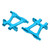 Metal Rear Lower Suspension Arms Swing Arm for Tamiya TT02 1/10 RC Car Upgrade PartsBlue