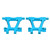 Metal Rear Lower Suspension Arms Swing Arm for Tamiya TT02 1/10 RC Car Upgrade PartsBlue