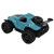 1/16 Remote Control Car 2.4GHZ Simulated Sound Effects 1/16 RC Car with Rubber Tires for Over 3 Years Old Kids Blue