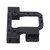 Metal Front Bumper Mounts Servo Relocation Mount for Redcat GEN8 1/10 RC Crawler Car PartsBlack