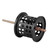 Aluminum Fishing Round Bearing Reel Spool for PMAX3/BMAX3/SMAX3 Casting Reels (black)