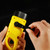 Hand Crank Photovoltaic Rechargeable Flashlight LED Emergency Dynamo Torch Flashlight with Clip for Camping Outdoor Climbing Backpack Hiking