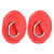 D Ring Pad Patch PVC Inflatable Boat Raft Dinghy Canoe Surfboard Kayak Tie Down FittingRed