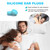 12PCS Silicone Ear Plugs Noise Cancelling EarPlugs Waterproof Reusable Sleep Earplugs