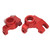 RC Car Steering Cup Professional Aluminum Alloy Steering Cup for Axial SCX6 1/6 RC Car Red