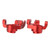 RC Car Steering Cup Professional Aluminum Alloy Steering Cup for Axial SCX6 1/6 RC Car Red