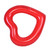 Lovely Heart shaped Inflatable Swim Swimming Pool Float Ring Toy for Kids Adults(Red)