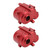 RC Medium Gear Box Housing Cover Aluminum Alloy RC Wave Box Cover Shell 8691 for Traxxas E Revo VXL 2.0 1/10 RC Car Red