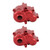 RC Medium Gear Box Housing Cover Aluminum Alloy RC Wave Box Cover Shell 8691 for Traxxas E Revo VXL 2.0 1/10 RC Car Red