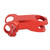 Bike Stem Red Aluminum Alloy Mountain Bike Handlebars Negative 17 Degrees Short Bike Handlebar Stem Riser 80mm