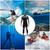 Men 3mm Neoprene Wetsuit Surfing Swimming Diving Suit Wet Suit