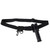 Fishing Belt Black Portable Adjustable Corrosion Resistant Fishing Rod Belt Holder with Rod Holder for Outdoor Fishing