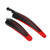 1Set Bicycle Front Rear Mudguard Thickened Widened Mud Guard for Road Mountain BikeRed