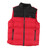 Electric Heated Vest Black Red 15 Heating Zones USB Polyester Fiber Overheat Protection Heated Clothes for Outdoor 2XL