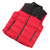 Electric Heated Vest Black Red 15 Heating Zones USB Polyester Fiber Overheat Protection Heated Clothes for Outdoor 2XL