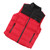 Electric Heated Vest Black Red 15 Heating Zones USB Polyester Fiber Overheat Protection Heated Clothes for Outdoor 2XL