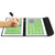 Foldable Football Soccer Magnetic Tactic Board Coaching Strategy Board with Marker Pieces and 2-in-1 Pen