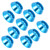 10pcs Aluminum Alloy Screw Shim Upgrade Spare Parts Fit for MND90 MN99 MN91 FJ45(Blue )