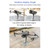 Drone Display Stand Professional RC Drone Holder for Mavic 3 for Mavic 2 for Mavic Pro Dark Gray