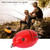 Artificial Lifelike Fishing Lures Silicone Frog Shape Soft Baits Tackle Accessory(red)