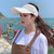 Women Sun Visor Hat Knitted Wide Brim Empty Top Sports Hat Summer Outdoor Sun Hat