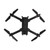Foldable Drone Plastic 4K Fixed Height Remote Control Aerial Photography Quadcopter with Double Camera Black