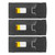 3Pcs Drone Battery Pack 1800mah 3.7V Lithium Set Replacement with Charging Cable for 811 Remote Control Aircraft
