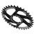 Bike 34T Single Speed Chainring 6mm Offset Direct Mount Narrow Wide Aluminum Chainwheel for SARM GXPBlack