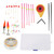 Mini Ice Fishing Rod Reel Combo Portable Ice Fishing Pole Top Tips Swim Jigs Hook Set for Outdoor Winter Yellow