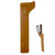 Campfire Fireplace Tongs Pouch Bag PU Leather Retro Fire Tongs Protective Cover for Outdoor Barbecue Camping