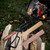 Campfire Fireplace Tongs Pouch Bag PU Leather Retro Fire Tongs Protective Cover for Outdoor Barbecue Camping