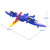 Remote Control Drone, 2.4G Headless Remote Control Quadcopter for Boys Girls Kids Rechargeable Pterosaur Toy with Simulated Sound LED Lights 2 Battery