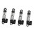 RC Shock Absorber RC Car Front and Rear Shock Damper for Xiaomi Jimny XMYKC01CM 1/16 RC Car Black
